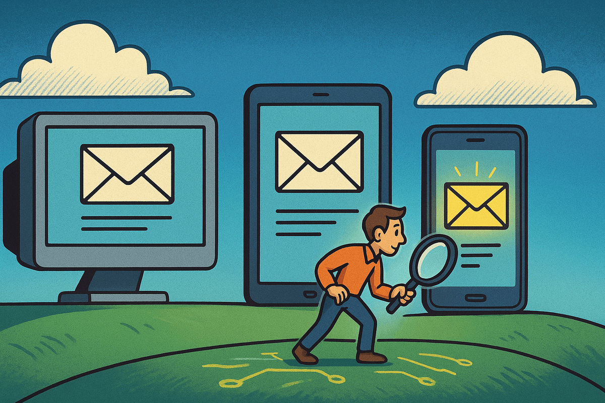 Mobile First Email Design – Email-Darstellung auf Smartphone und Desktop im Vergleich